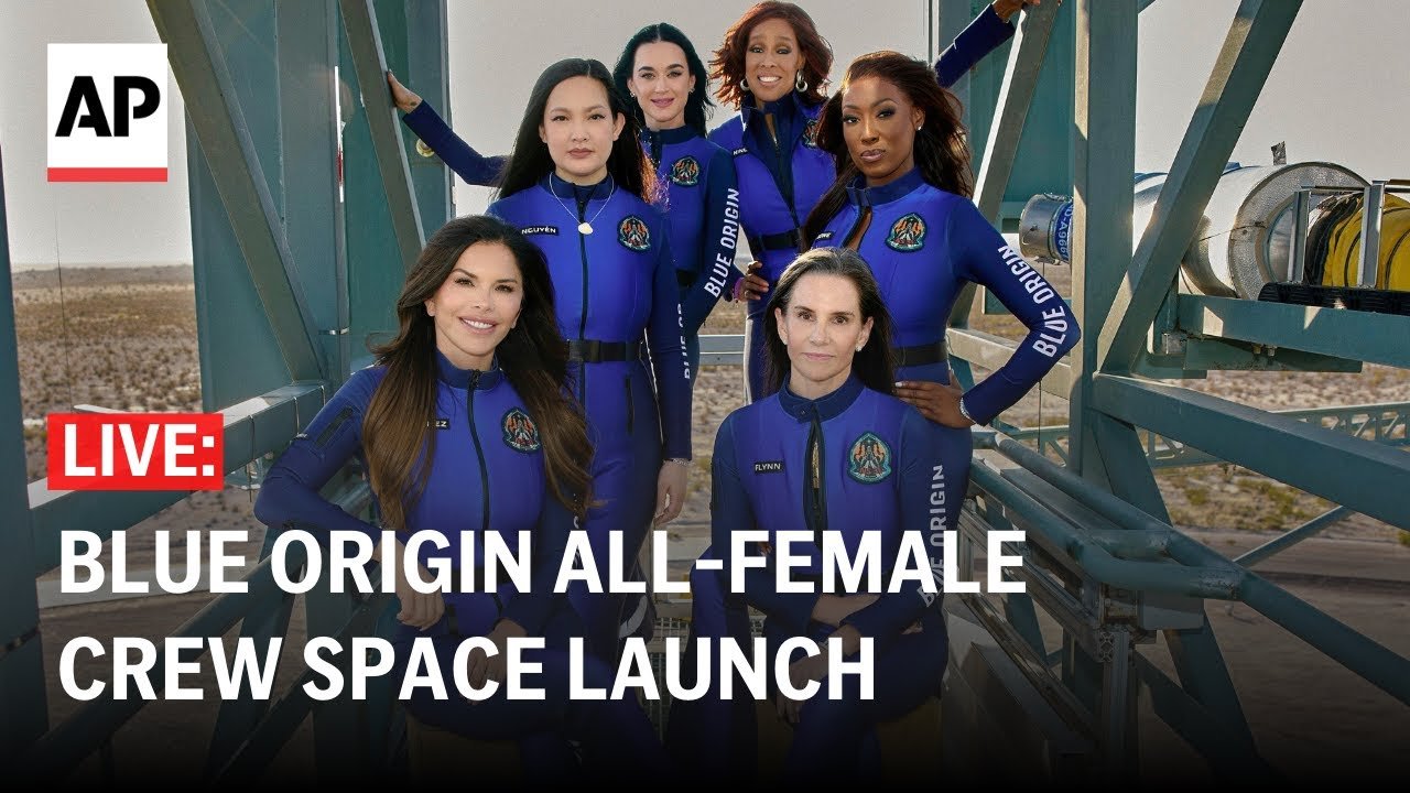 LIVE: Blue Origin launches Katy Perry, Gayle King to space