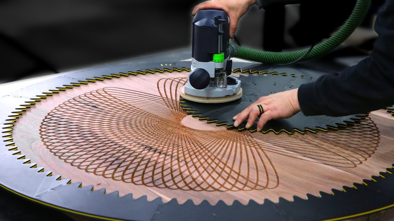This Toy Carved The Nicest Table I've Ever Made.