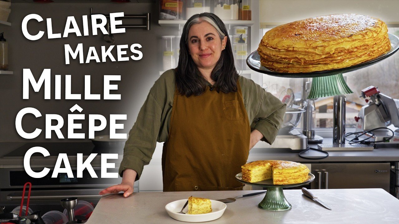 How To Make Claire Saffitz’s Stunning Mille Crêpe Cake Recipe | Dessert Person