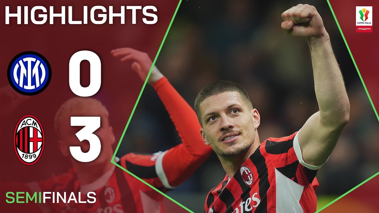 INTER-MILAN 0-3 | HIGHLIGHTS | Two-Goal Jovic The Hero For Milan | Coppa Italia Frecciarossa 2024/25