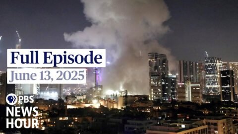 PBS News Hour live episode, June 13, 2025