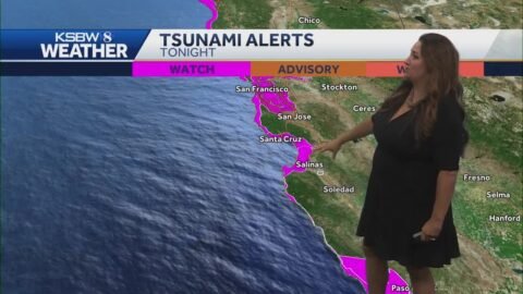 Explaining tsunami watch on Central Coast after 8.7 earthquake near Russia