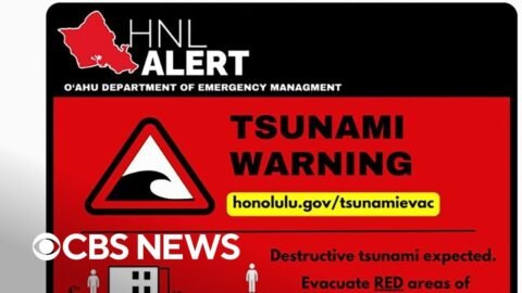 Tsunami warning issued for Hawaii after 8.7 earthquake near Russia